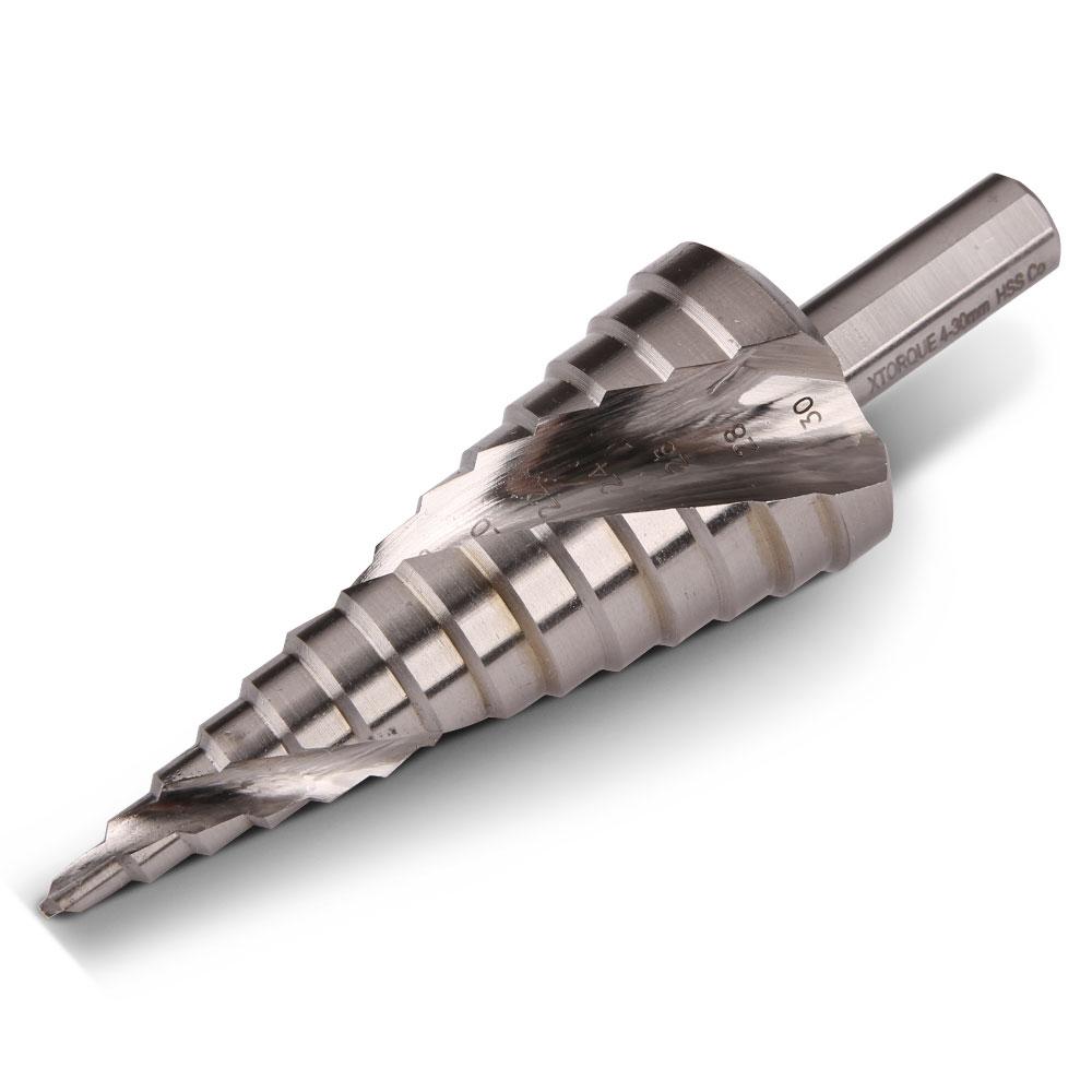 Xtorque X Mm Mm Hss Cobalt Metric Step Drill Spiral Flute