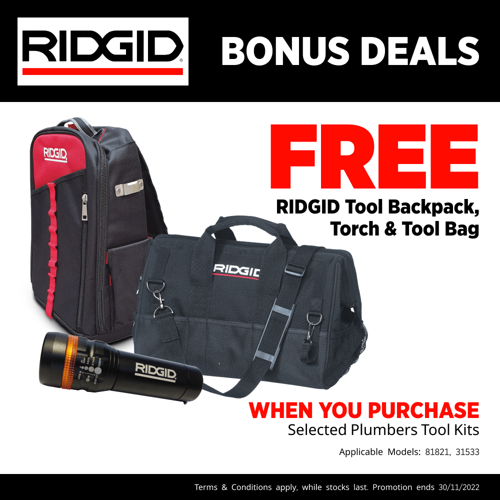 Ridgid 31533 Jumbo Plumber's Tool Kit