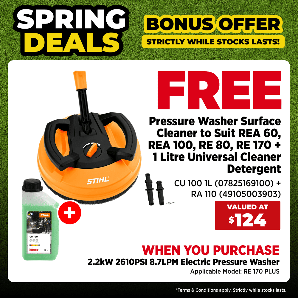 STIHL RE 170 PLUS (RE010114544) 2.2kW 2610PSI 8.7LPM Electric Pressure Washer – image 2