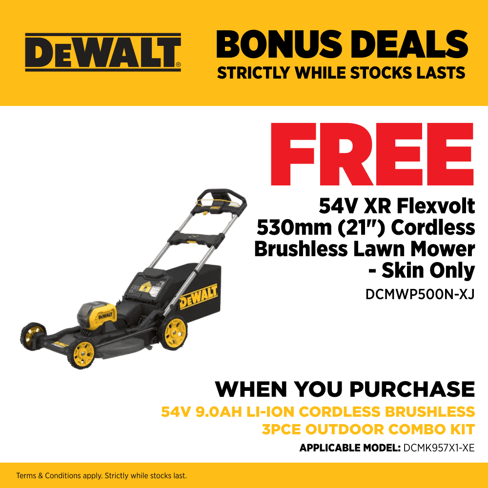 DeWalt DCMK957X1-XE 54V 9.0Ah Li-ion Cordless Brushless 3pce Outdoor Combo Kit – image 3