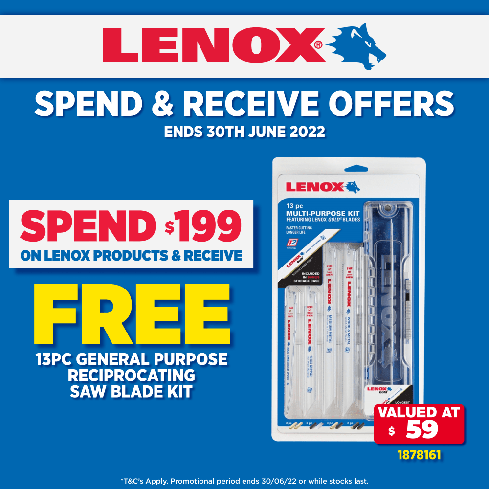 Lenox 308042000G 26pce Speed Slot BiMetal Big Daddy Hole Saw Kit