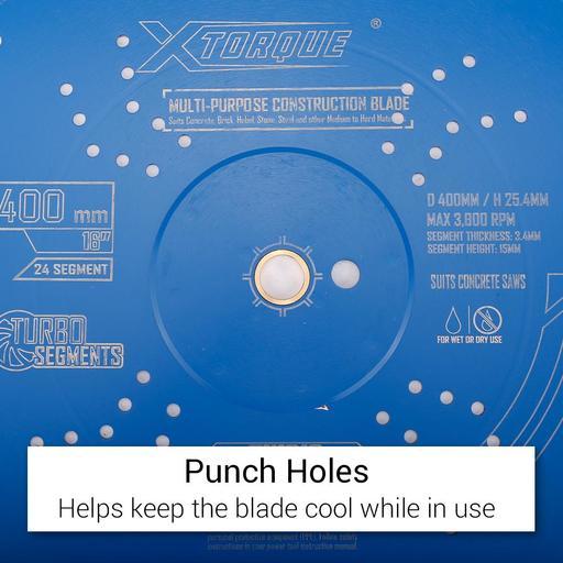 Xtorque TWC16 400mm (16") Superior Multipurpose Diamond Blade – image 4
