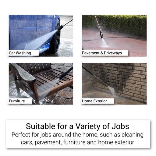 Typhoon TE3500 3500PSI EWP High Pressure Washer Cleaner with Turbo Head