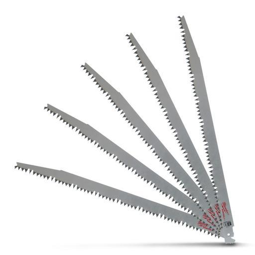 Milwaukee 48001303 5Pack 300mm 5TPI Pruning Sawzall Blades