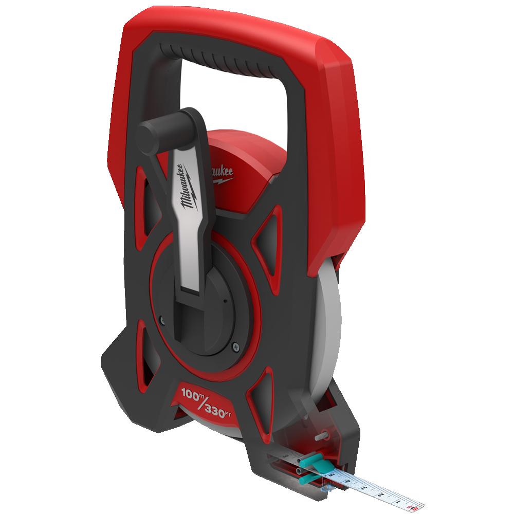Milwaukee 48225211 100m Open Reel Long Tape Measure