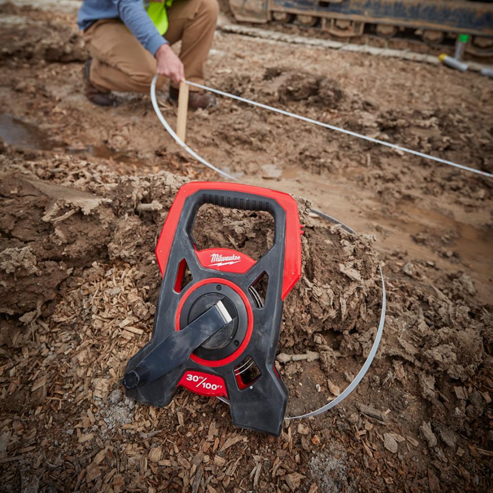 Milwaukee 48225203 30m Open Reel Long Tape Measure