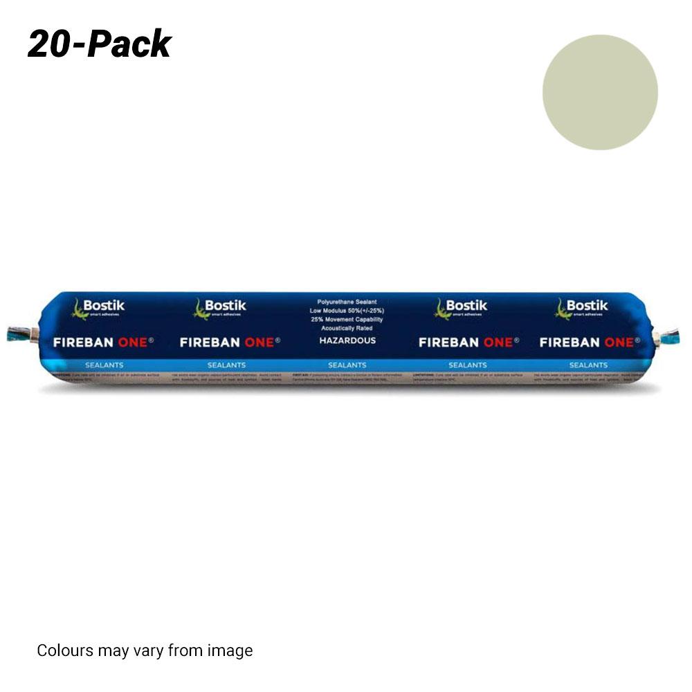 Bostik 22420020PK 20Pack 870gms 600ml Fireban One Sealant Sausage