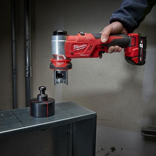 Milwaukee M18HKP-201C  18V 2.0Ah Li-ion Cordless Force Logic Knockout Tool Combo Kit – image 6