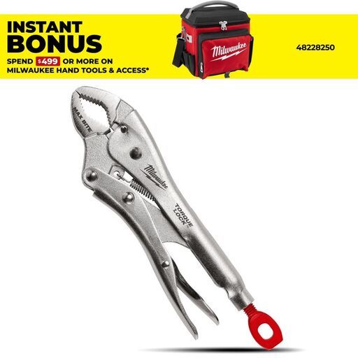 Milwaukee 48223607 170mm (7") Torque Lock Power Jaw Max Bite Locking Pliers