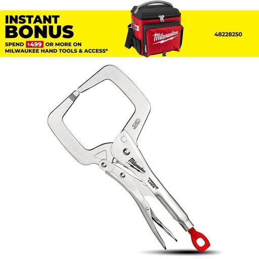 Milwaukee 48223531 280mm (11") Torque Lock Regular Jaws Locking C-Clamp