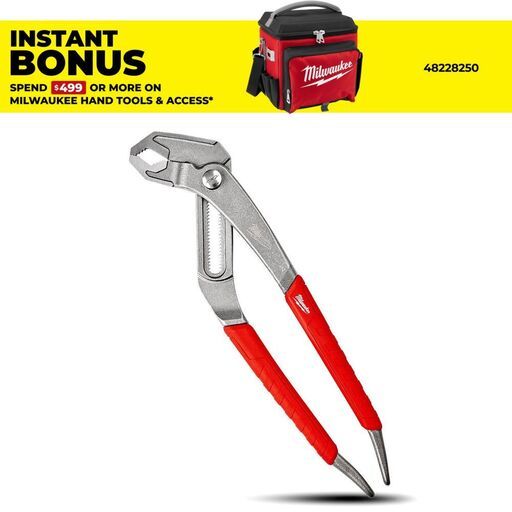 Milwaukee 48226212 300mm (12") V-Jaw Multigrip Pliers