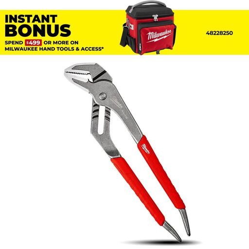 Milwaukee 48226312 305mm (12") Straight Jaw Multigrip Pliers