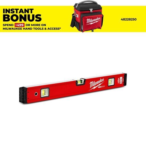 Milwaukee MLBX24 600mm (24") RedStick Box Spirit Level