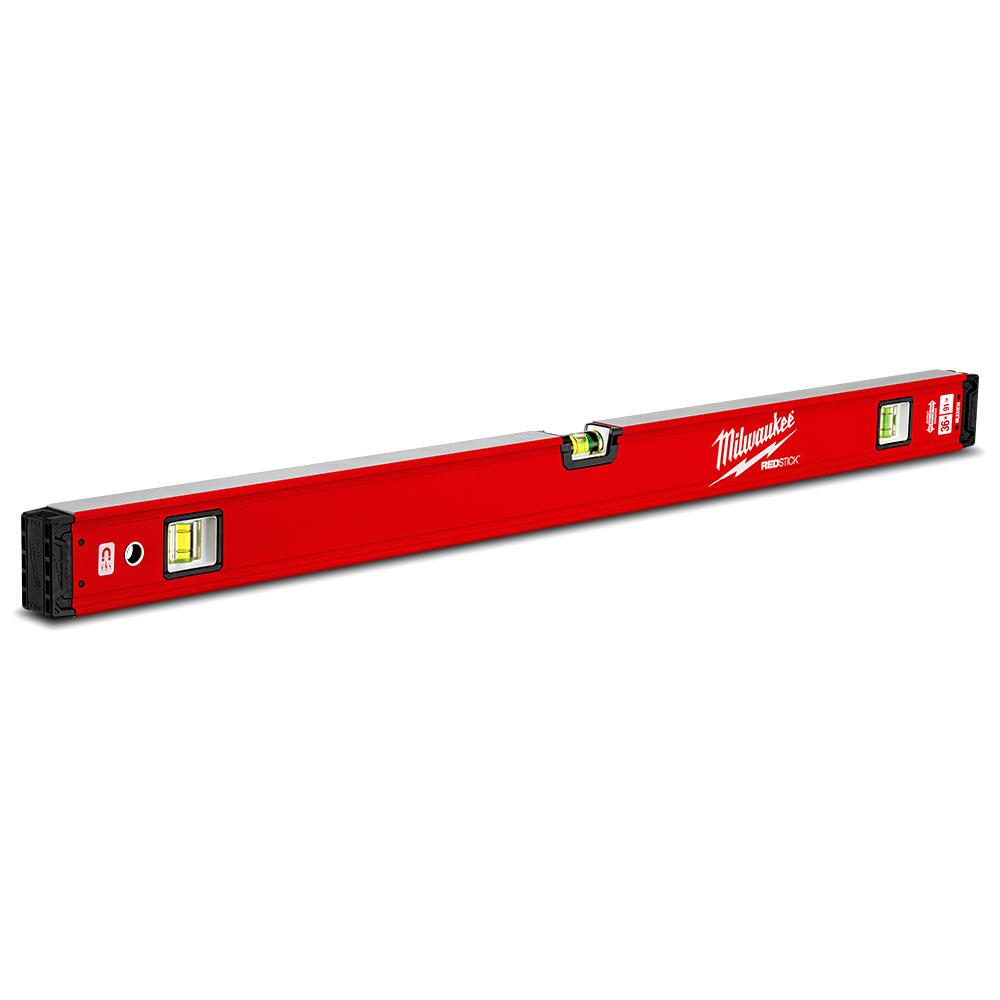 Milwaukee MLBXM36 900mm (36") RedStick Magnetic Box Spirit Level – image 2