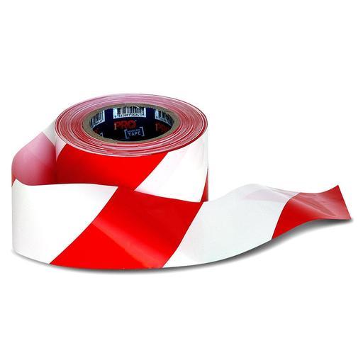 Pro Choice RW10075 100m x 75mm Red & White Barricade Tape