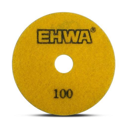 Ehwa RS100100 100mm (4") 100 Grit Wet/Dry Diamond Resin Pad – image 2