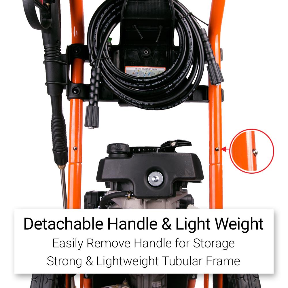 Typhoon TP3500 5.5HP 4176PSI EWP Petrol Pressure Washer With Turbo Head