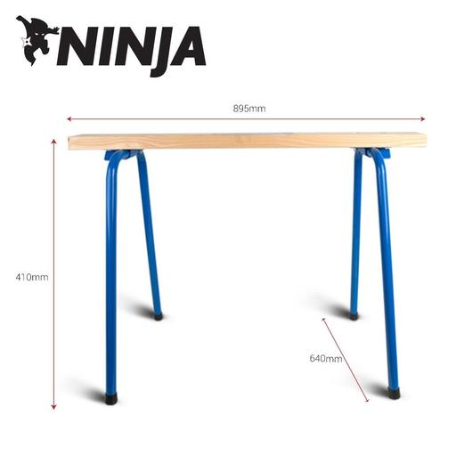 Ninja XTO900 Folding Metal Leg Sawhorse - 2 Pack – image 3