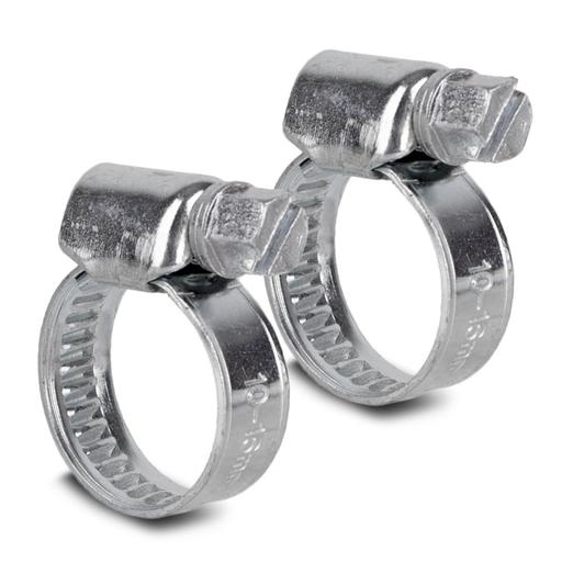 Sti CLAMP 10 - 16mm Solid Band Hose Clamp - 2 Piece Kit
