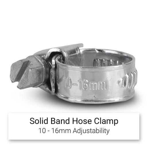 Sti CLAMP 10 - 16mm Solid Band Hose Clamp - 2 Piece Kit – image 3