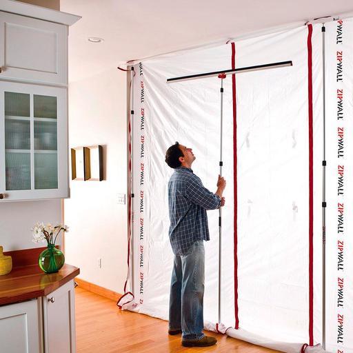 Zipwall ZTS2 FoamRail Tapeless Seal Cross Bars - 2 Pack – image 2