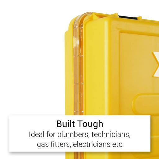 Xtorque XCAS1 Storage Organiser Yellow Box with Clear Covers – image 7