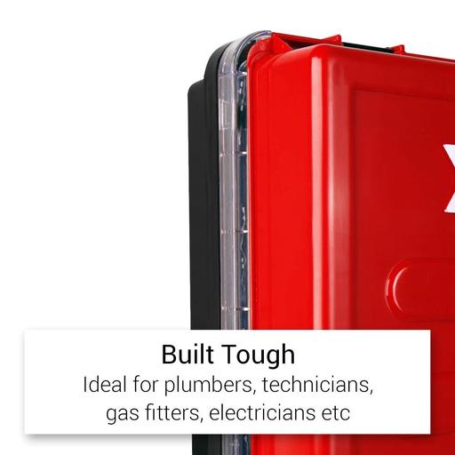 Xtorque XCAS2 Storage Organiser Red/Black Box with Clear Covers – image 6