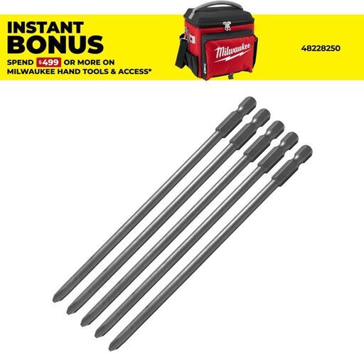 Milwaukee 48301000 M18™ Collated Screw Gun Reduced Bits - 5 pack