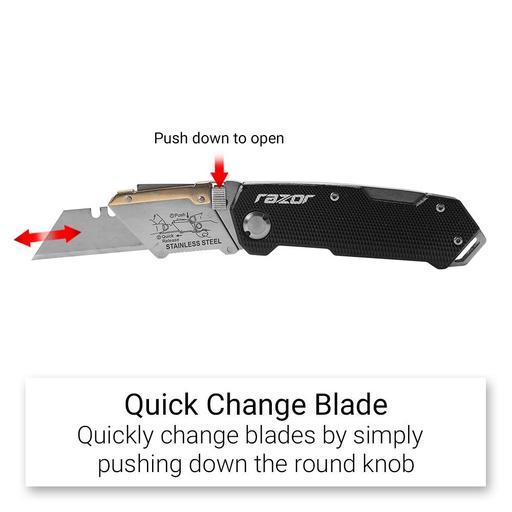 Razor RAZU5 Quick-Change Folding Utility Knife – image 3