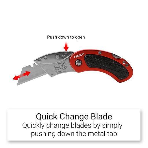 Razor RAZU3 Mini Folding Lock Back Utility Knife – image 3