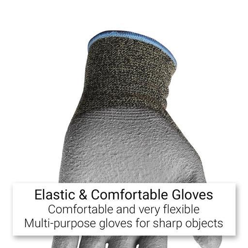 Bayer BKE9 Kevlar Cut 5 Resistant Polyurethane Coated Gloves - Size 9 – image 3
