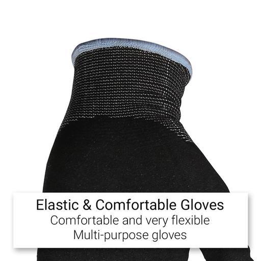 Bayer BSFN10 Construction Multipurpose Sandy Nitrile Coated Gloves - Size 10 - Extra Grip – image 3