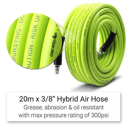 Chicago Air CAH20M 3/8" 20M Hybrid Flexible Air Hose – image 5