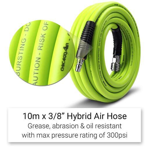 Chicago Air CAH10M 3/8" 10M Hybrid Flexible Air Hose – image 3