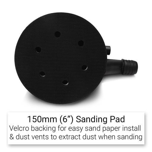 Chicago Air CAPS6  150mm 6" Air Palm Sander – image 3