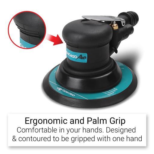 Chicago Air CAPS6  150mm 6" Air Palm Sander – image 4
