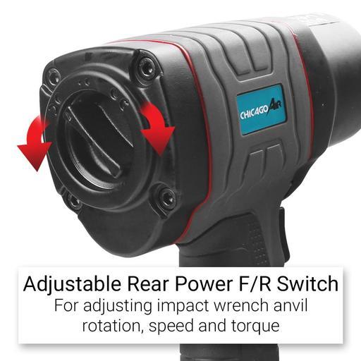 Chicago Air CCAIW12 1/2" Composite Air Impact Wrench – image 9