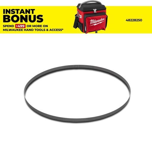 Milwaukee 48390521 3-Pack 1140mm 18 TPI M18 & M28 Standard Deep Cut Portable Band Saw Blades