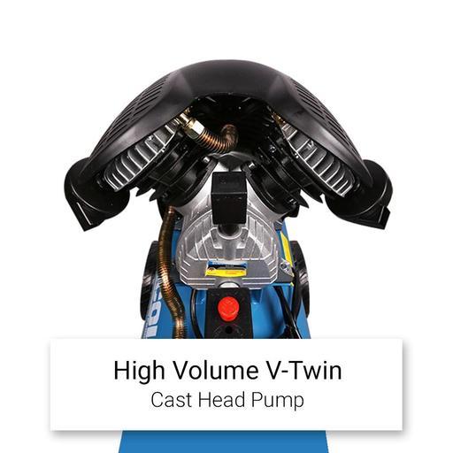 Lincoln LV30 50L 3.0HP V-Twin Air Compressor – image 2