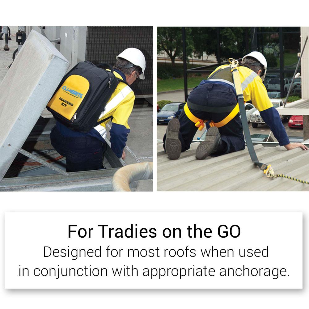 Climbrite CLI015 Access Roofers Safety Harness Roofing Kit