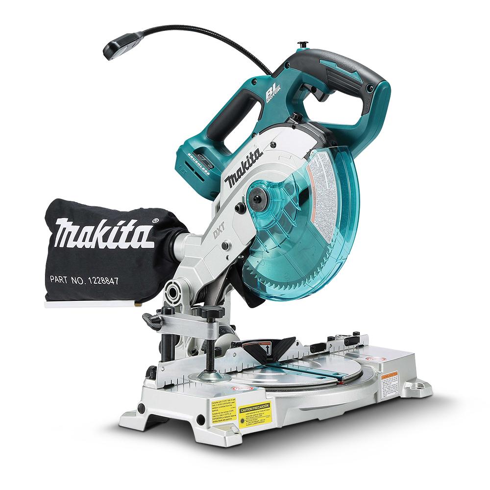 Makita DLS600Z 18V Li-Ion Brushless Cordless 165mm (6.25") Compact Mitre Saw - Skin Only – image 1