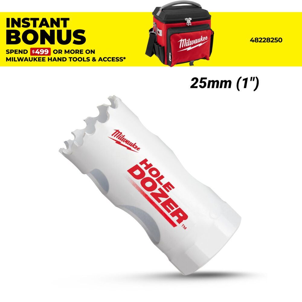 Milwaukee 49569609 25mm (1") Hole Dozer™ Bi-Metal Hole Saw – image 1