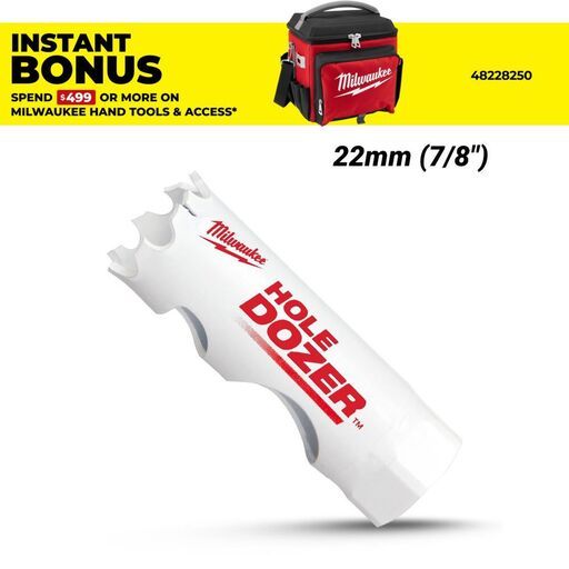 Milwaukee 49569607 22mm (7/8") Hole Dozer™ Bi-Metal Hole Saw