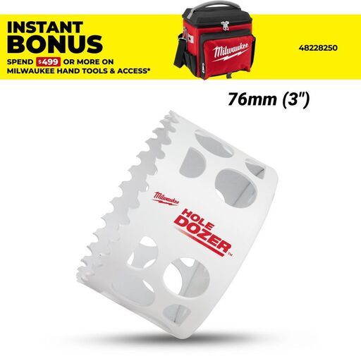 Milwaukee 49569637 76mm (3") Hole Dozer™ Bi-Metal Hole Saw