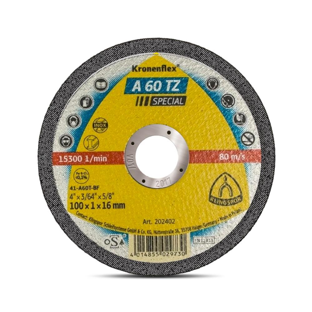 Klingspor 202402 100mm A 60 TZ Special Cut-Off Wheel