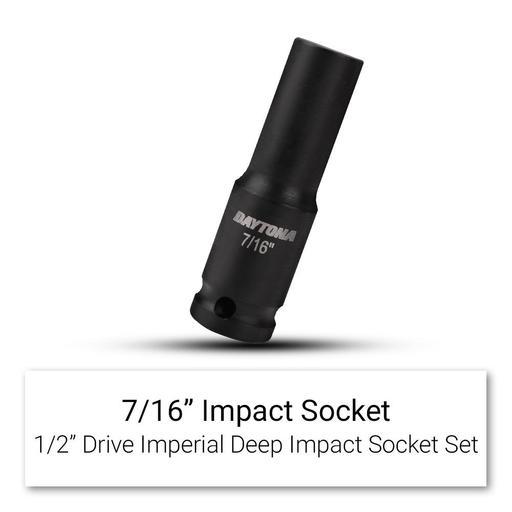 Daytona XTO12I 11pce 1/2" Drive Deep Impact 3/8"-1" Imperial Socket Set – image 6