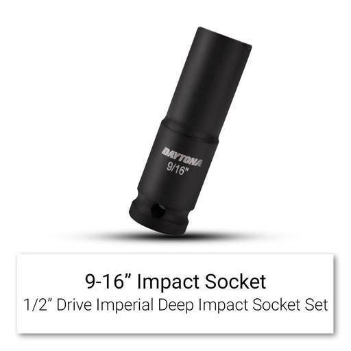 Daytona XTO12I 11pce 1/2" Drive Deep Impact 3/8"-1" Imperial Socket Set – image 8