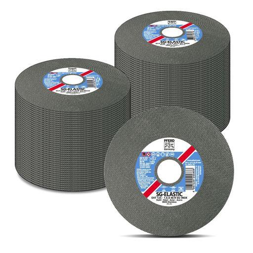 PFERD EHT125-1.6 A46R-100PK 125mm x 1.6mm SG-INOX Cut off Wheel - 100 Pack – image 2