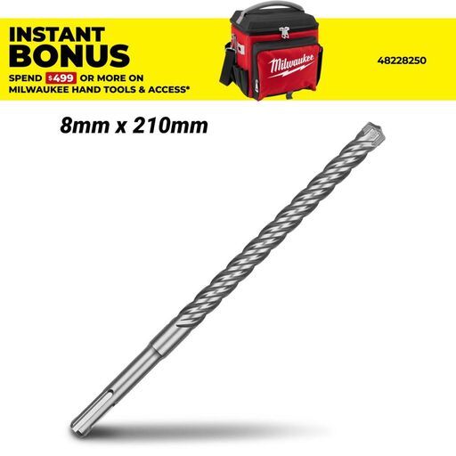 Milwaukee 4932352023 8mm x 210mm SDS-Plus MX4