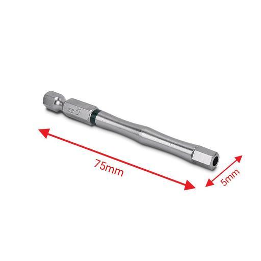 Xtorque 5PKHT575 75mm Hex Tamper Head Torsion Driver Bit - 5 Pack – image 3